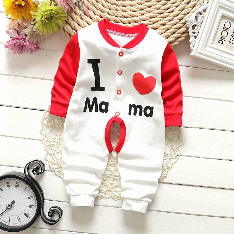 Baby one piece clothes spring and autumn 0 winter 3 pure cotton 6 newborn clothes 12 months boys and girls newborn clothes summer 9