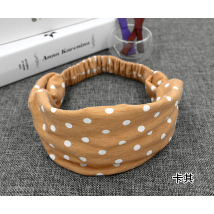 Cotton Baotou wide brim hair band headscarf women exercise Yoga face and sweat absorption Korean version versatile thin hair band hairband hairpin